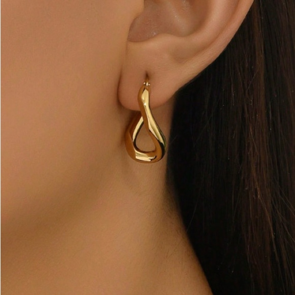 Elegant Gold-Tone Earrings